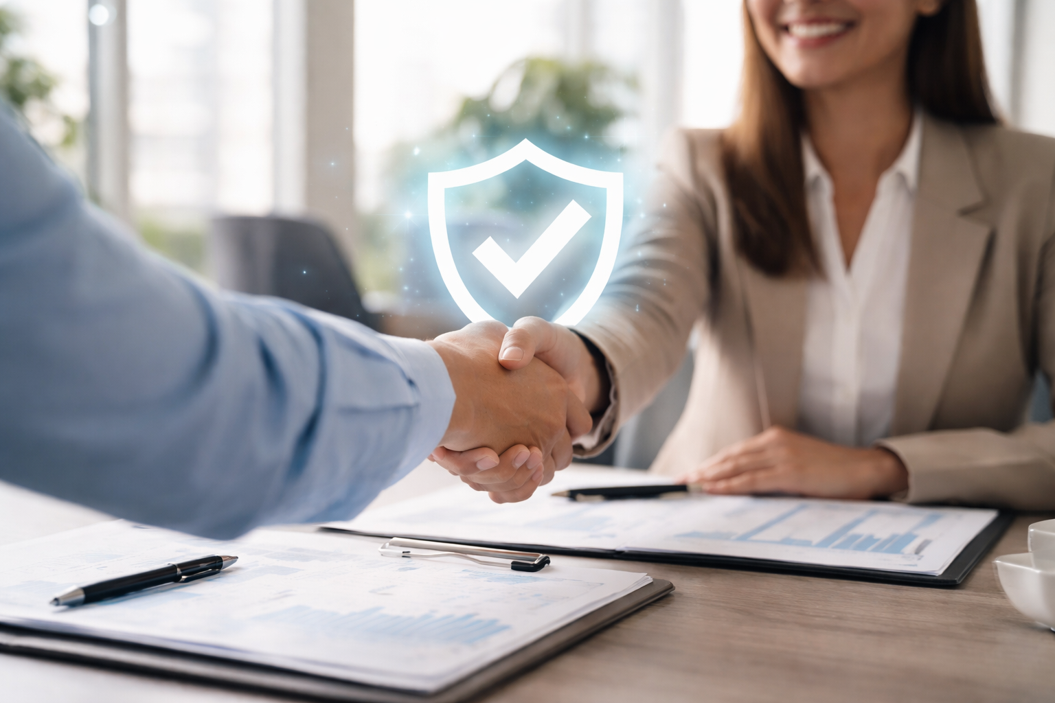 business partnership with a secure future